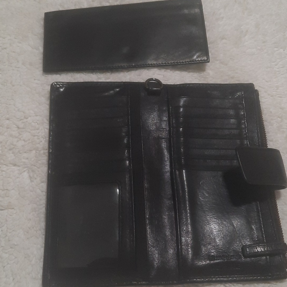 Rachel Roy Black Leather Wallet - Picture 6 of 6